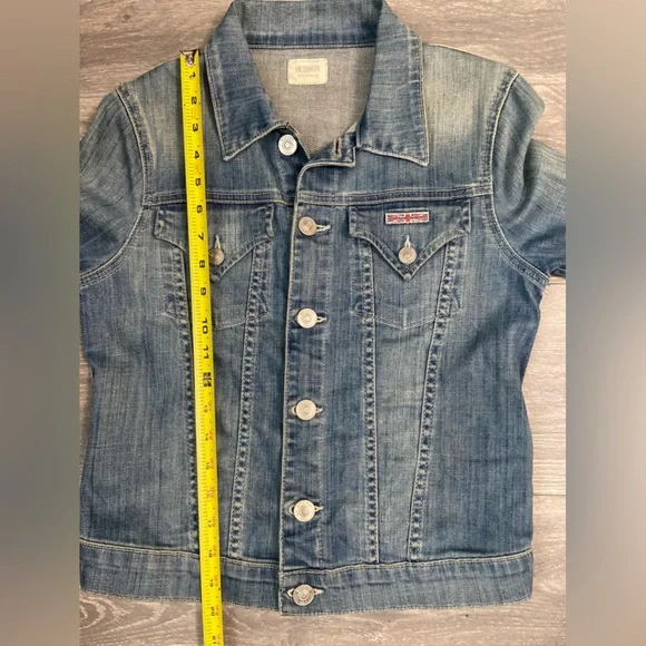 Vintage Hudson Denim Jeans Cropped Jacket Women’s Size XS - Picture 13 of 14
